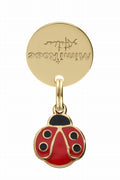 MÉDAILLE PRÉCIEUSE DORÉ DUO COCCINELLE