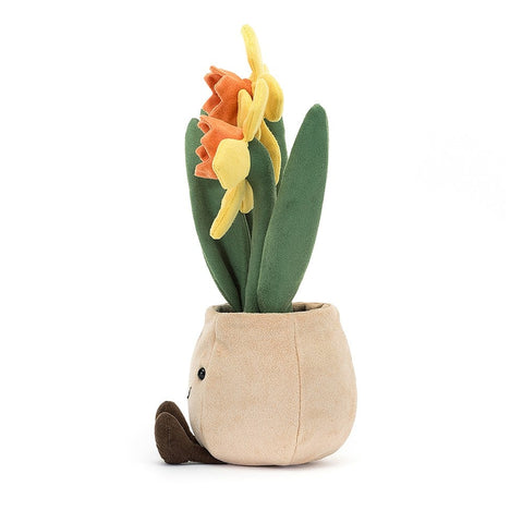 PELUCHE PLANTES EN POT JONQUILLES