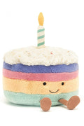 PELUCHE SNACKS GATEAU ARC EN CIEL