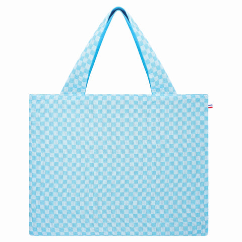 SAC A PROVISIONS DAMIER AZUR